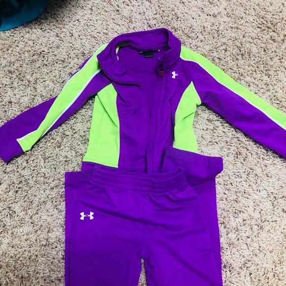 girls under armour tracksuit